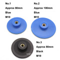 Flocking Sandpaper Sucker Pad M10 M14 M16 Self-adhesion Sanding Disc Backing Power Sander Parts Polishing Suction Cup